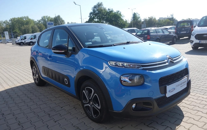 Citroen C3 cena 46900 przebieg: 80145, rok produkcji 2019 z Piła małe 379